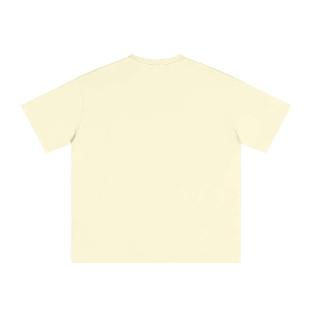 235GSM Men's cool-touch Crew Neck T-shirt Apricot