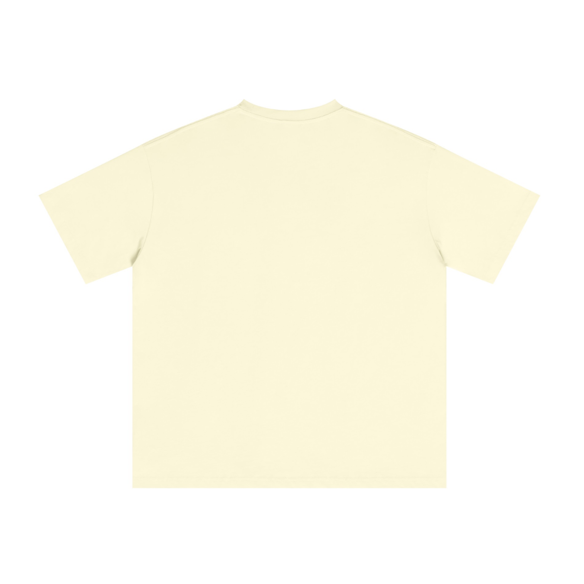 235GSM Men's cool-touch Crew Neck T-shirt Apricot