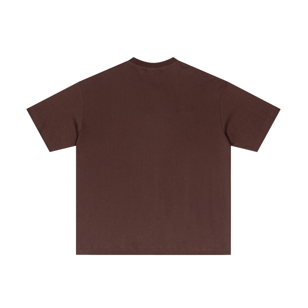 180GSM Men's Lightweight T-shirt Dark brown