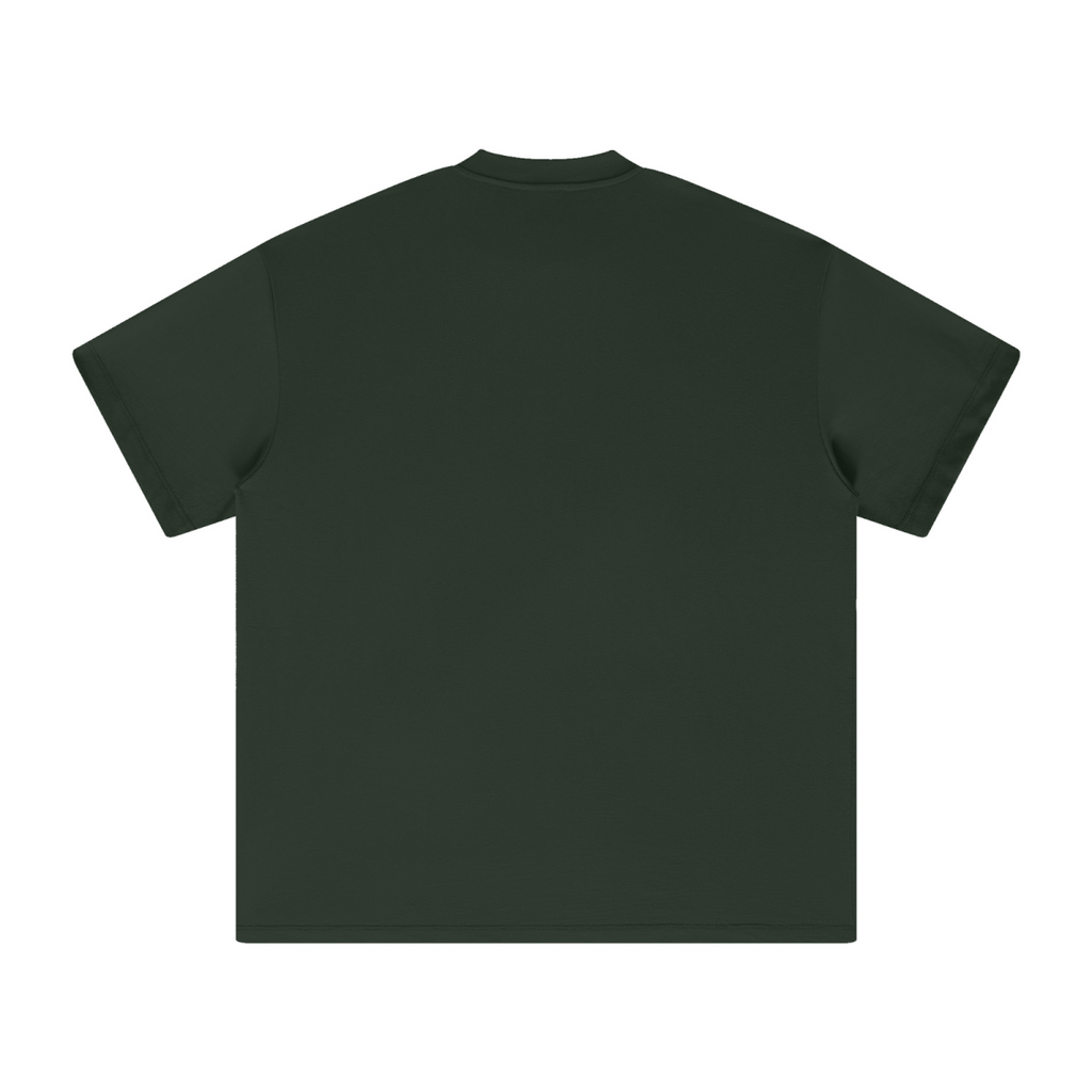 305GSM Unisex FOG Earth-Tone 20-Color Drop-Shoulder T-shirt Dark Green