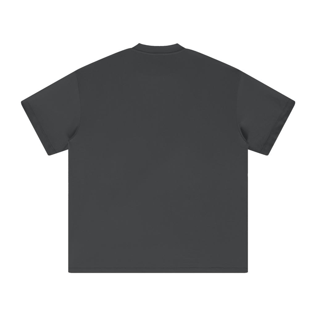 305GSM Unisex FOG Earth-Tone 20-Color Drop-Shoulder T-shirt Dark gray