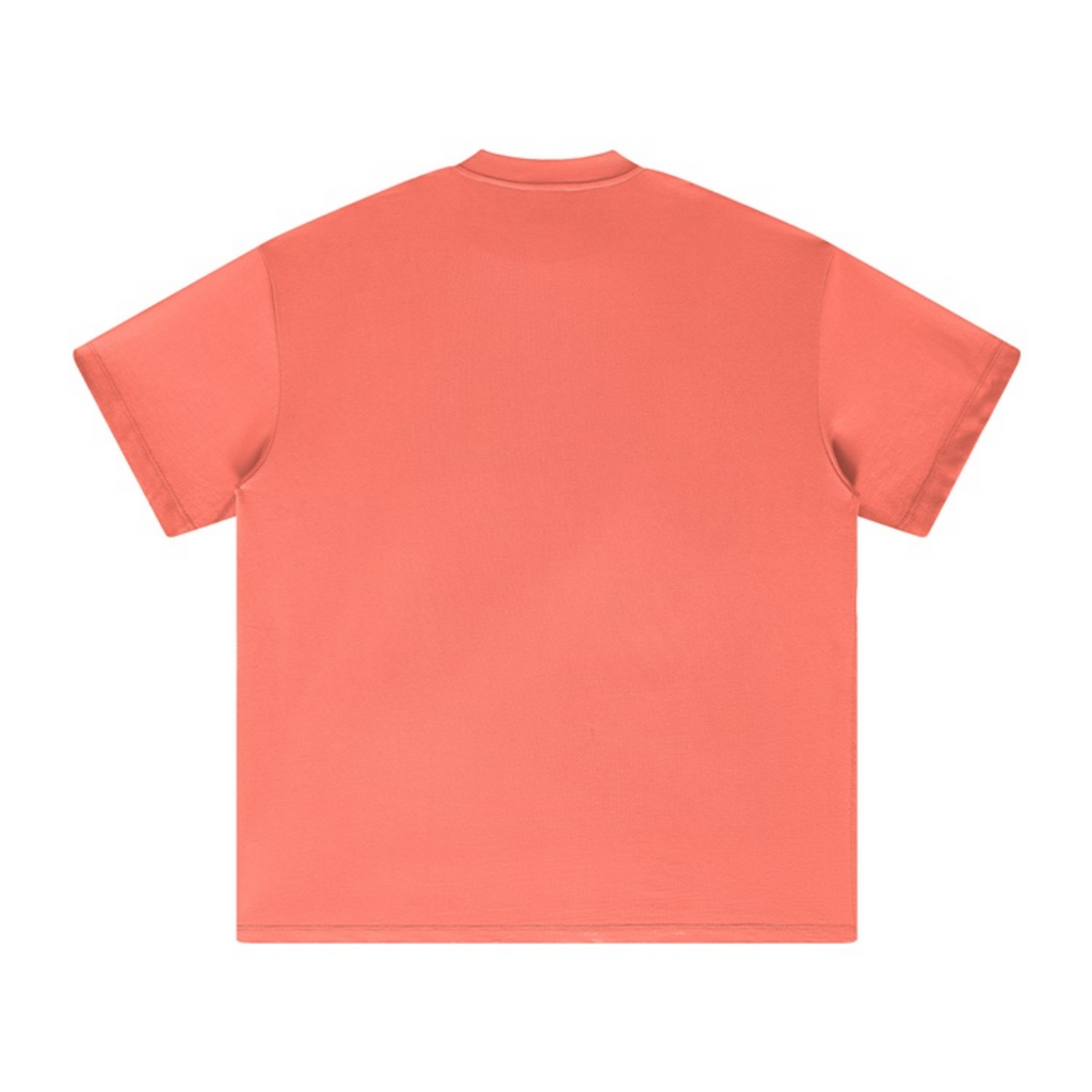 305GSM Unisex FOG Earth-Tone 20-Color Drop-Shoulder T-shirt Orange