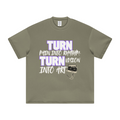 305GSM Unisex FOG Earth-Tone 20-Color Drop-Shoulder T-shirt Light Green